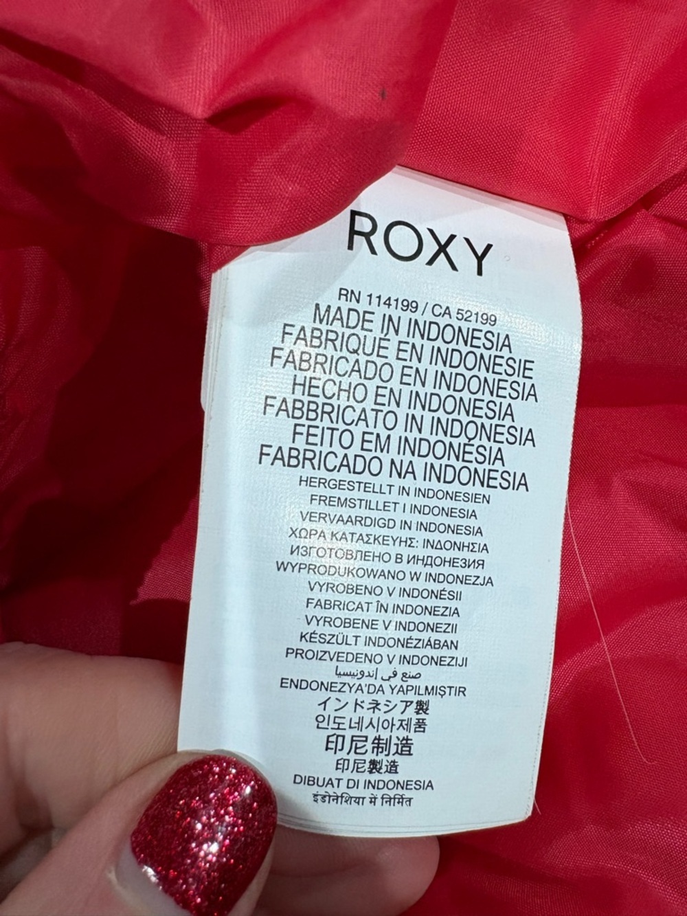 Roxy Women's Bright Orange Ski Jacket - Picture 11 of 12